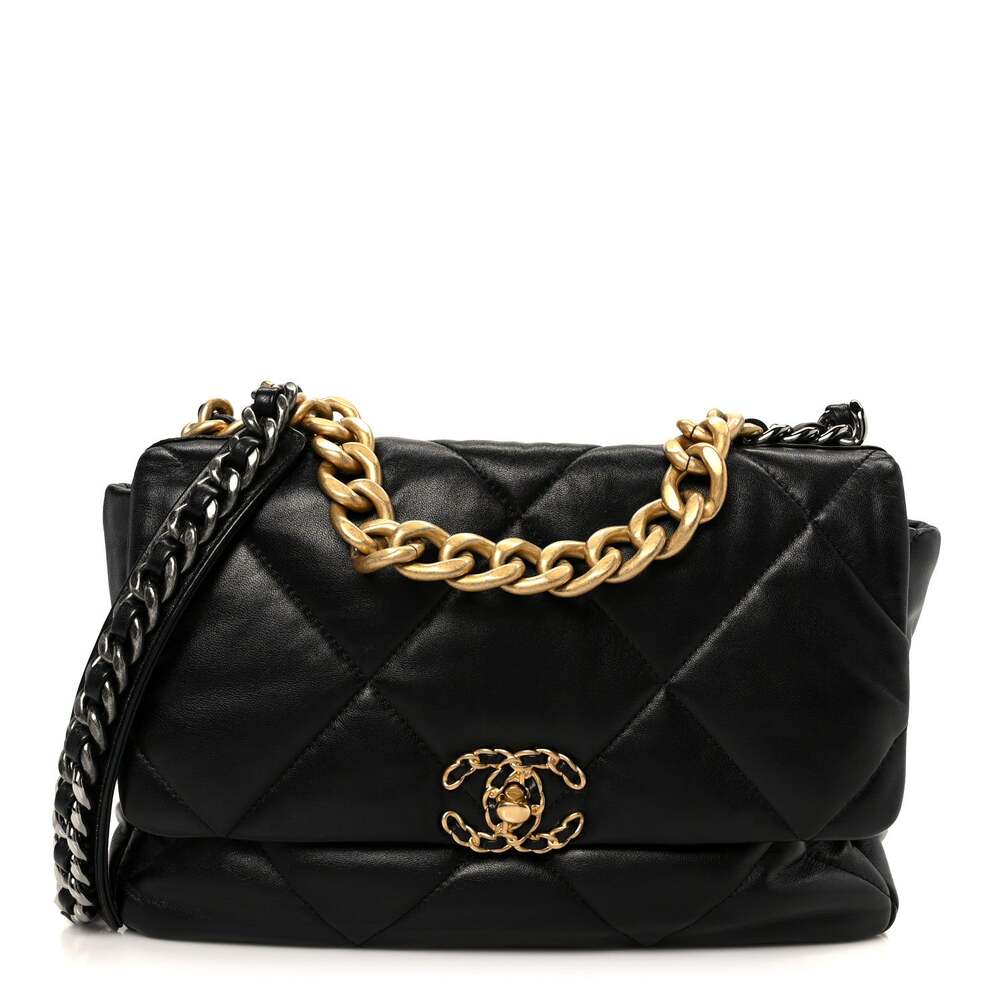 Goatskin Quilted Large Chanel 19 Flap #270938C45B